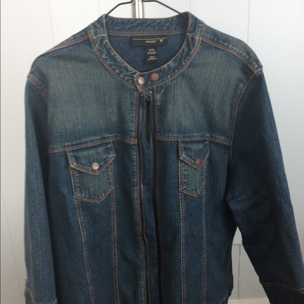 Plus size jean jacket. Size 18-20.